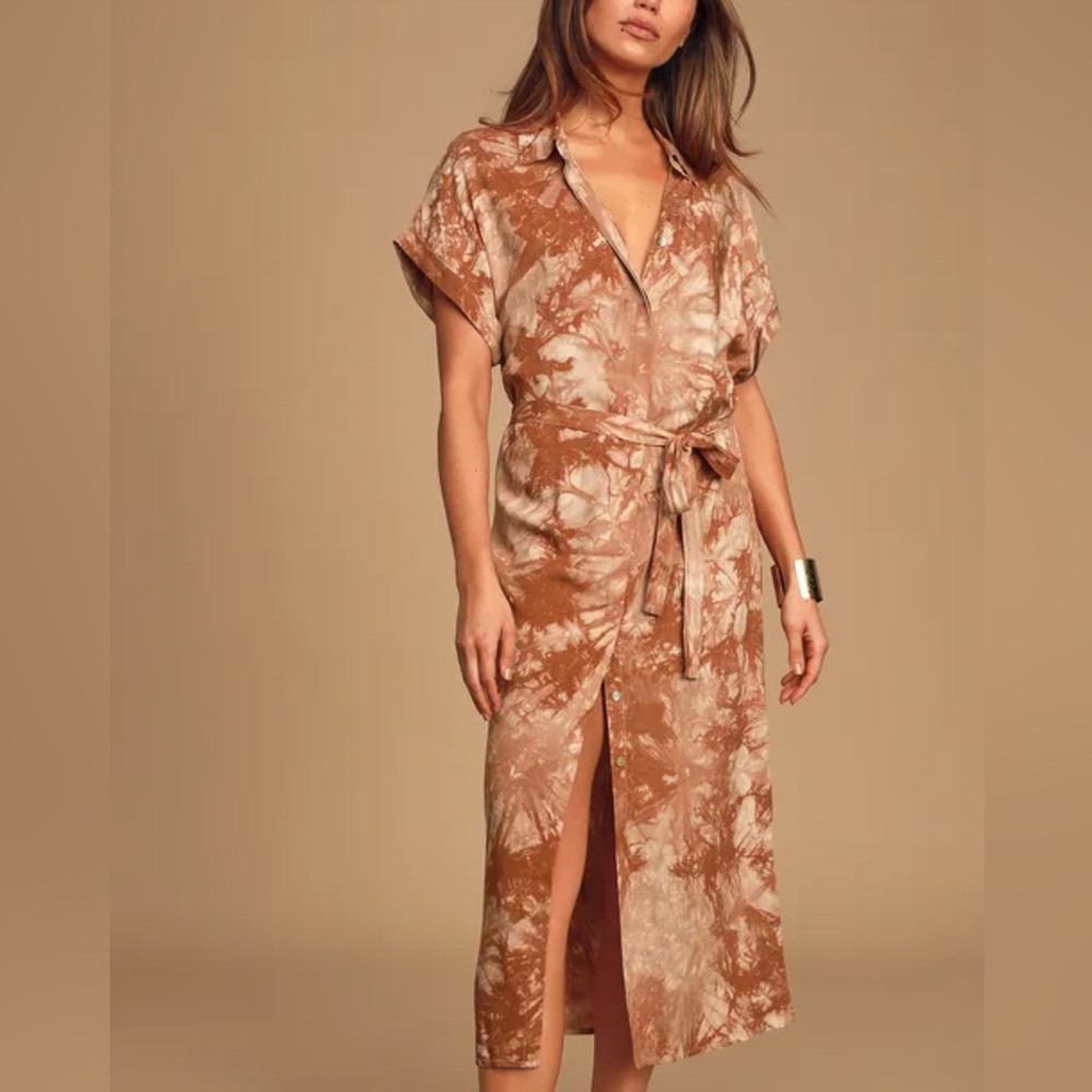 midi fun dress tie dye print.
